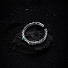 Brass & Resin Cuff Open Rings for Women WG409D6-01-4