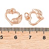 Brass Pendants KK-Z146-36RG-3