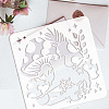 PET Hollow Out Drawing Painting Stencils DIY-WH0391-0318-3