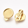 201 Stainless Steel Clip-on Earring Findings STAS-T045-34C-G-2
