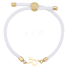 1pc Adjustable Nylon Cord Slider Bracelets for Women BJEW-LP0001-33R-G-1