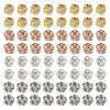 80Pcs 4 Colors Brass Rhinestone Beads KK-TA0002-11C-1