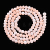 Two-Tone Imitation Jade Glass Beads Strands GLAA-T033-01A-02-2