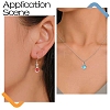 40Pcs 304 Stainless Steel Glass Charms STAS-YW0002-99-6