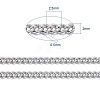 Brass Twisted Chains CHC-S095-P-NF-6