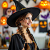 Hallowmas Alloy Enamel & Synthetic Turquoise Dangle & Stud Earring Sets EJEW-TA00709-7