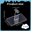 4Pcs Acrylic Action Figure Display Holders ODIS-GA0001-51A-2