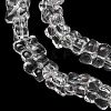 Transparent Glass Beads Strands GL-CBAAE04-01K-3