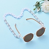 Personalized Acrylic & CCB Plastic Cable Chain Necklaces NJEW-JN02824-01-5