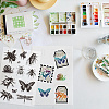 Summer Theme PVC Plastic Clear Stamps DIY-WH0631-0463-4