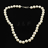Elegant Pearl Beaded Necklaces NJEW-Q282-05-1