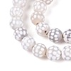 Tibetan Style Natural Agate dZi Beads Strands G-T144-36B-02-3