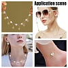 120Pcs 2 Colors CCB Plastic Beads CCB-YW0001-58-6