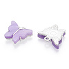Alloy Acrylic Pendants LS-ENAM-R136-01B-S-1