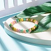 Natural Jade Beaded Stretch Bracelets BJEW-JB07789-02-2