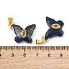 Dyed Natural Lapis Lazuli Pendants GG-CBA19F2-01G-09-3