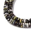 Natural Yellow Turquoise(Jasper) Beads Strands G-L624-H15-6x2mm-4