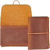 Rectangle Leather Travel Passport Wallet Cover AJEW-WH20007-03C-1