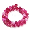 Natural Agate(Dyed & Heated) Beads Strands G-K425-B07-01-5