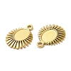 Ion Plating(IP) 304 Stainless Steel Pendant Cabochon Settings X-STAS-L020-013G-2