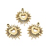 Ion Plating(IP) 304 Stainless Steel Glaze Manual Polishing Pendants STAS-G030-23G-1