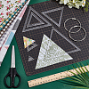 Transparent Acrylic Sewing Template AJEW-NB0007-10A-4