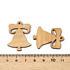 Printed Poplar Wood Pendants FIND-N005-74D-3