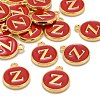 Golden Plated Alloy Enamel Charms X-ENAM-S118-03Z-4