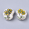 Handmade Porcelain Beads X-PORC-N004-24-2