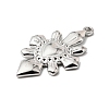 304 Stainless Steel Pendants STAS-H482-02P-2