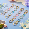 4Pcs 4 Styles Alloy Enamel Moon Link Chain Bag Extension Chains AJEW-TA0003-13-5