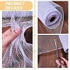 Deco Mesh Ribbons OCOR-WH0110-09B-4