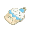 MBTI Theme Alloy Enamel Pendants LS-ENAM-I083-01G-01-2