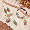 6Pcs Handmade Indonesia Beads IPDL-SP0001-06-4
