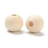 Natural Unfinished Wood Beads LS-WOOD-XCP0001-19E-3