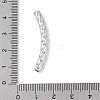 304 Stainless Steel Curved Tube Beads LS-STAS-M071-03F-P-4