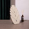 Leaf Shape MDF & Iron Pendant Necklace Jewely Display Stands NDIS-G008-02A-02-1