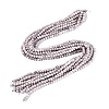 Anti-Tarnish Electroplate Glass Beads Strands EGLA-ZX010-4mm-01-3