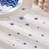 ABS Plastic Imitation Pearl Cabochons SACR-LP0001-05-1