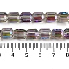 Electroplate Glass Beads Strands X-GLAA-G112-07G-4