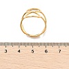 Hollow Number 8 304 Stainless Steel Open Cuff Rings for Women RJEW-Q007-04G-5