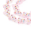 Handmade Bumpy Glass Beads Strands LAMP-F032-08H-3