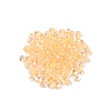 6/0 Inside Colours Transparent Glass Seed Beads X1-SEED-T007-07F-4