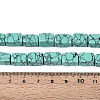 1 Strand Synthetic Turquoise Dyed Beads Strands G-FH0002-59A-5