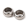 Tarnish Resistant Rondelle 304 Stainless Steel Beads STAS-N020-01-10mm-1