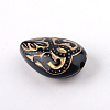 Teardrop Plating Acrylic Beads LS-X-PACR-Q102-151B-2