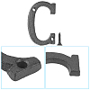 Iron Home Address Number AJEW-WH0126-25C-4