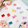 120Pcs 6 Styles Opaque Resin Cabochons CRES-SP0001-06-3
