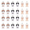 30Pcs Opaque Resin Pendants RESI-TA0004-94-2