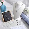 12Pcs 304 Stainless Steel Box Chain Necklaces Set NJEW-SC0001-21-4